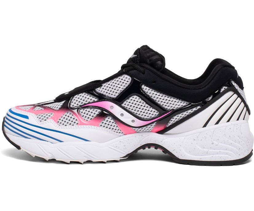 Women's Saucony Grid Web Originals White / Pink / Blue | Singapore 009OKIR